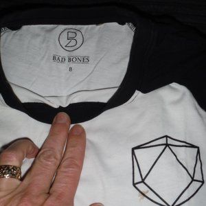 ✅3/40$ BAD BONES kids baseball shirt